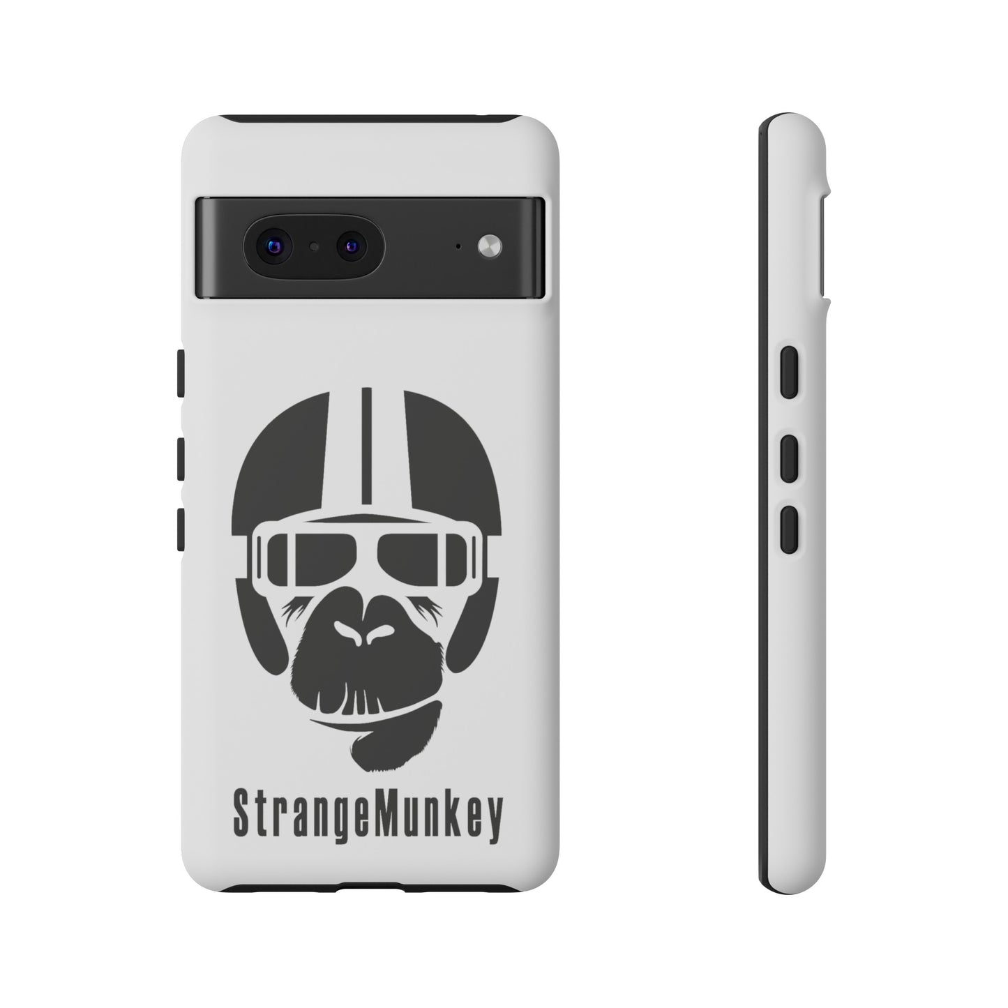 StrangeMunkey Tough Phone Case - WHITE