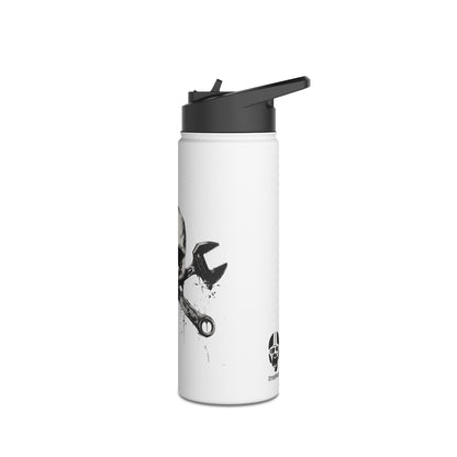 Spanner Bones Stainless Steel Water Bottle, Standard Lid