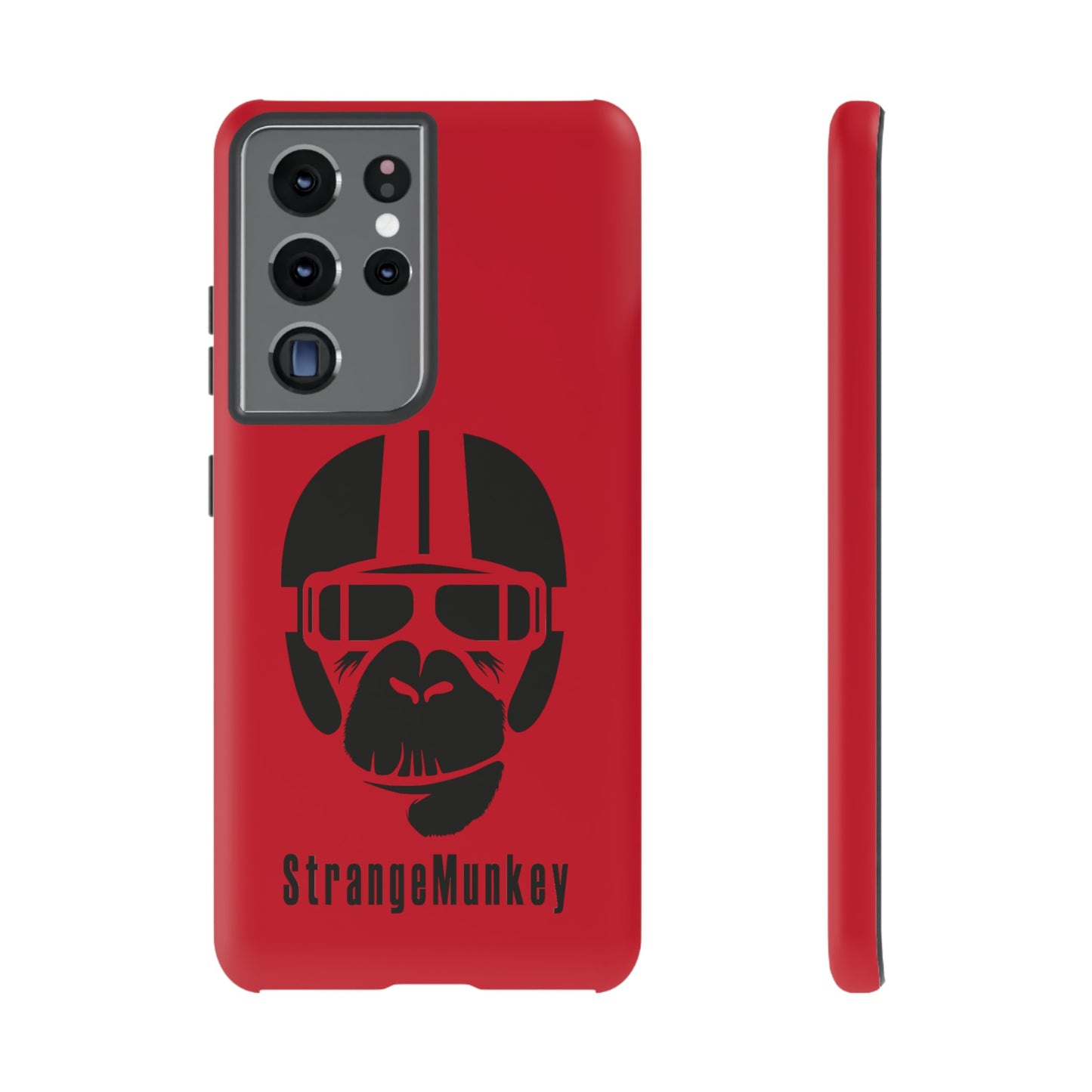 StrangeMunkey Tough Phone Case - DARK RED