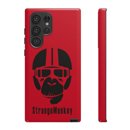 StrangeMunkey Tough Phone Case - DARK RED