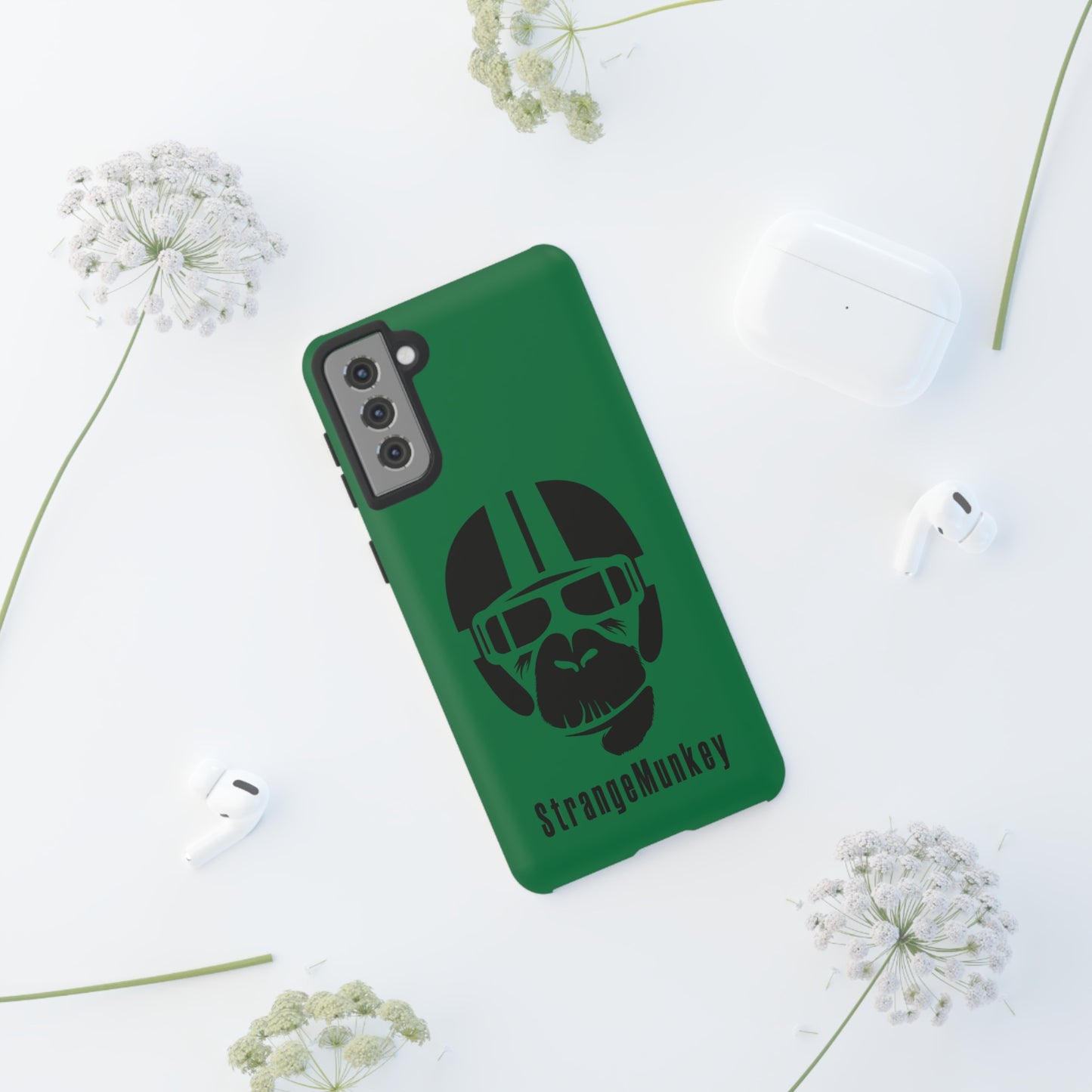 StrangeMunkey Tough Phone Case - DARK GREEN