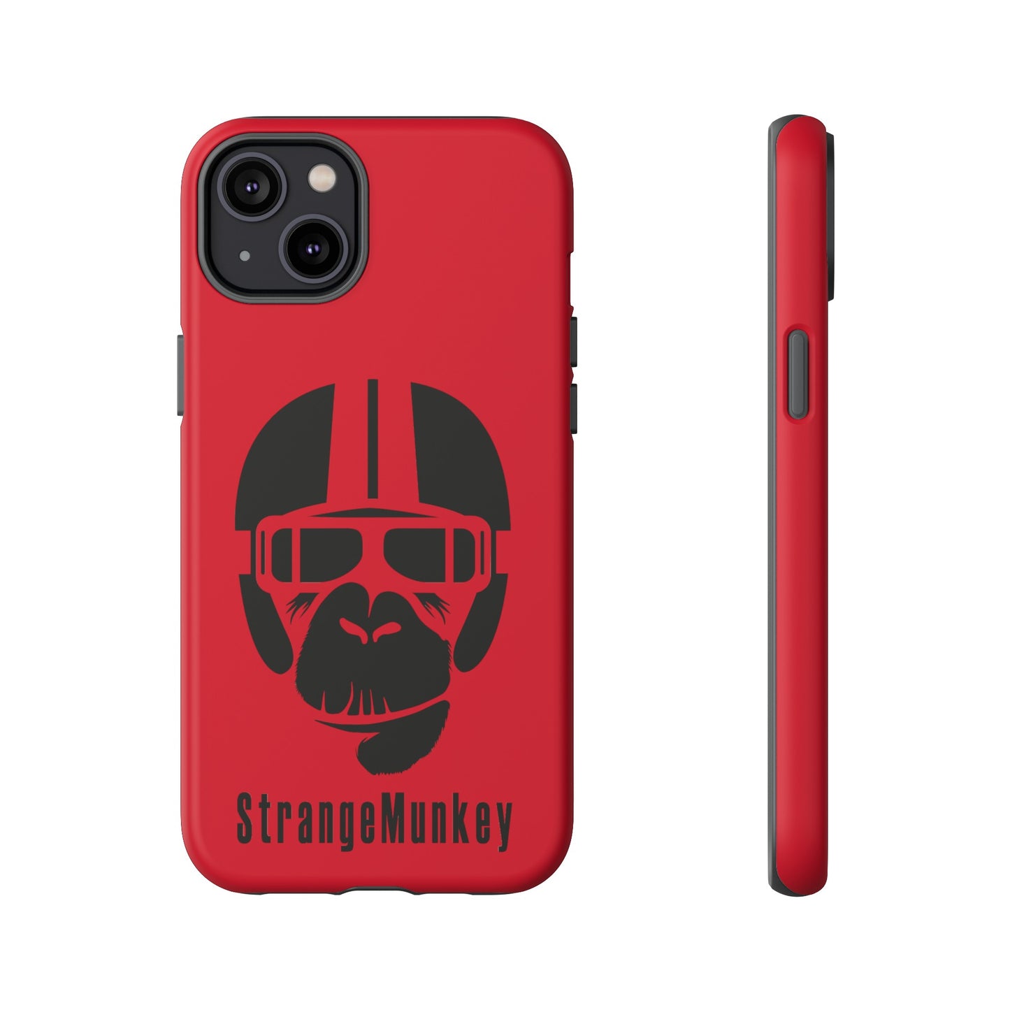 StrangeMunkey Tough Phone Case - DARK RED