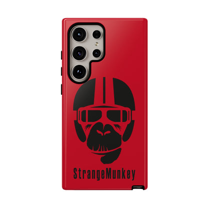 StrangeMunkey Tough Phone Case - DARK RED