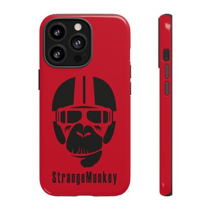 StrangeMunkey Tough Phone Case - DARK RED