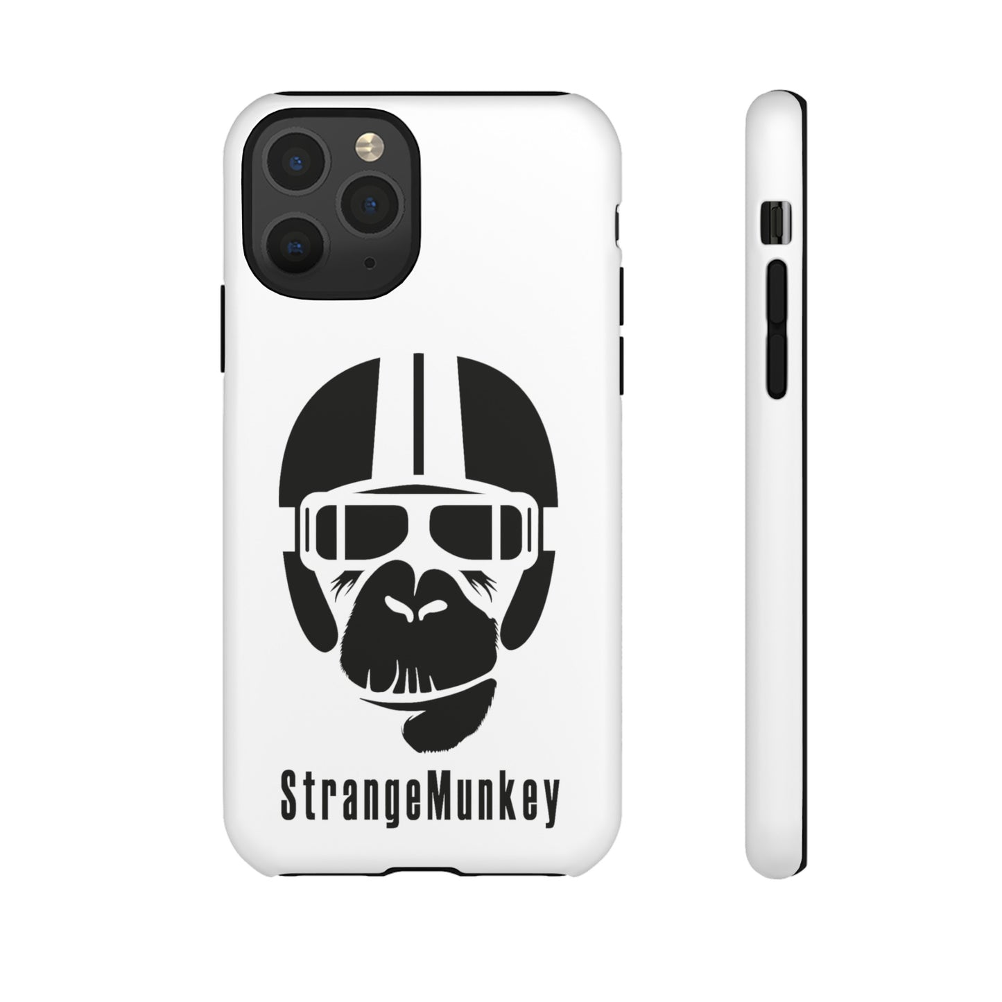 StrangeMunkey Tough Phone Case - WHITE