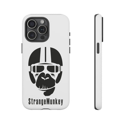 StrangeMunkey Tough Phone Case - WHITE