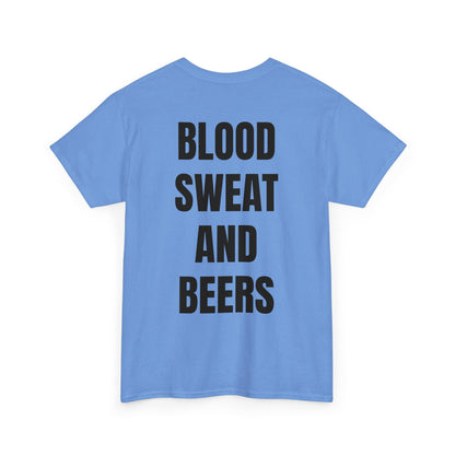 BLOOD SWEAT AND BEERS! Unisex Heavy Cotton Tee