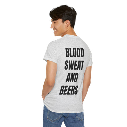 BLOOD SWEAT AND BEERS! Unisex Heavy Cotton Tee