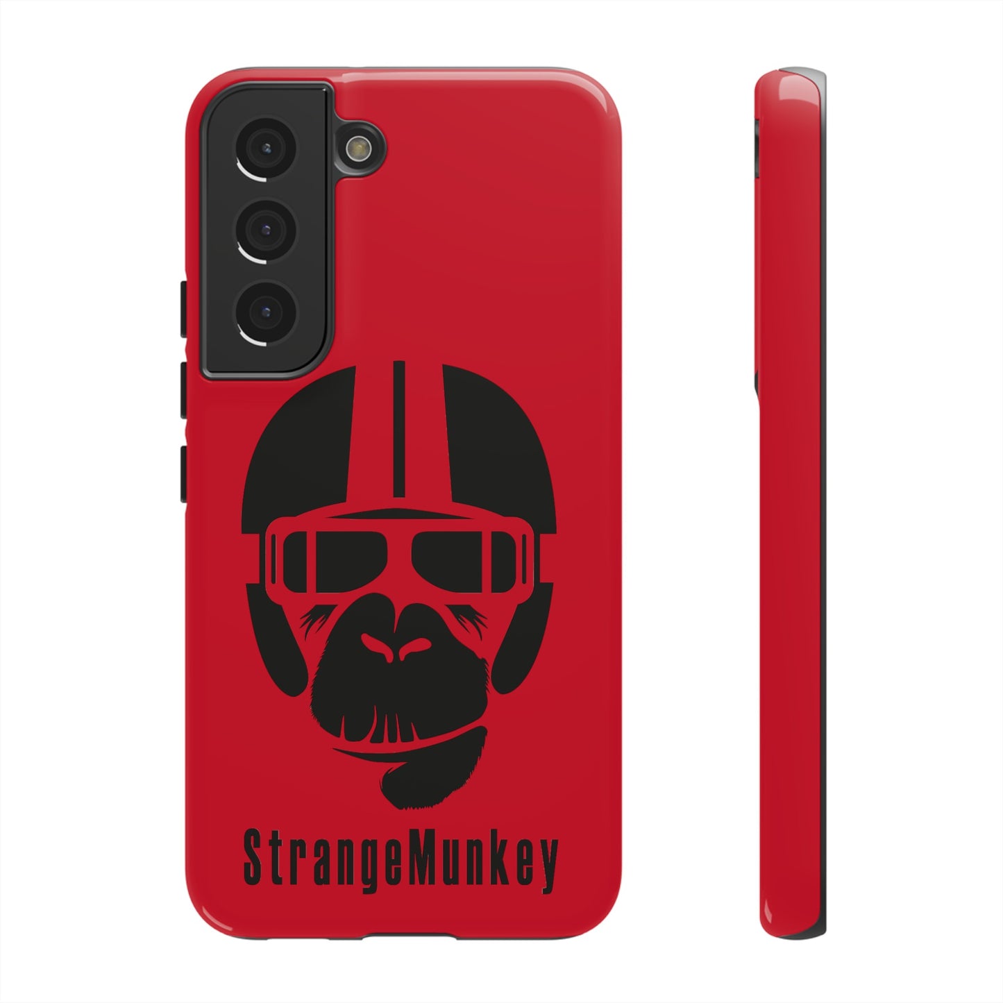 StrangeMunkey Tough Phone Case - DARK RED