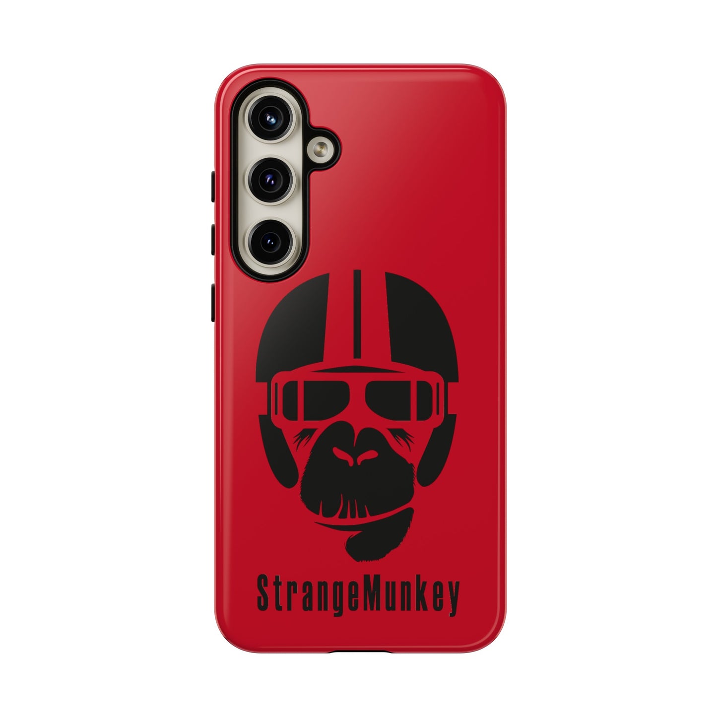 StrangeMunkey Tough Phone Case - DARK RED