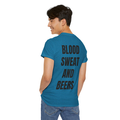 BLOOD SWEAT AND BEERS! Unisex Heavy Cotton Tee