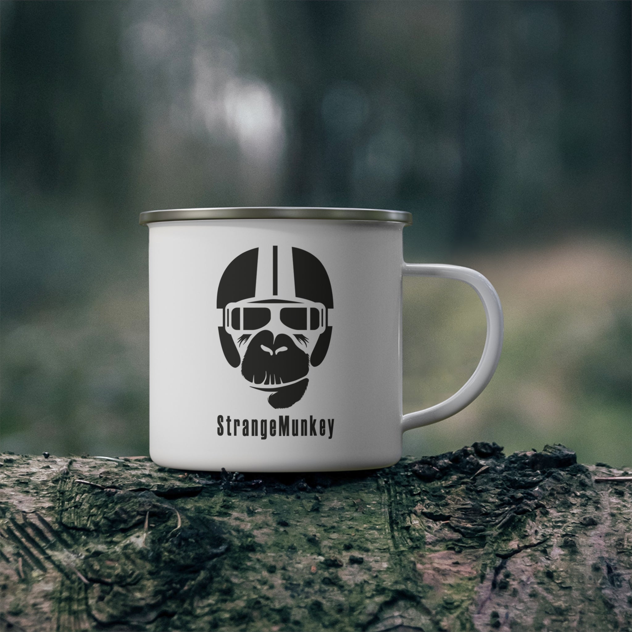 StrangeMunkey Enamel Workshop Mug