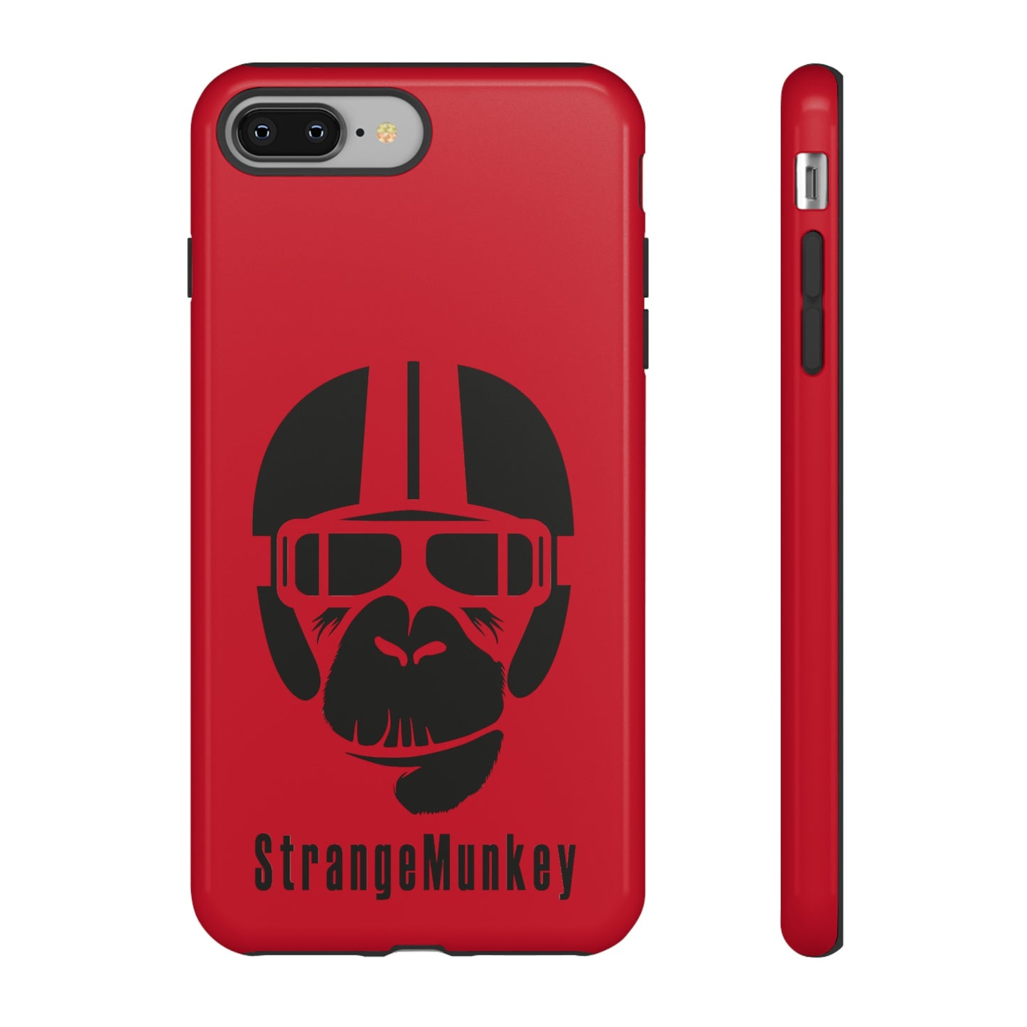 StrangeMunkey Tough Phone Case - DARK RED