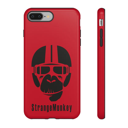 StrangeMunkey Tough Phone Case - DARK RED