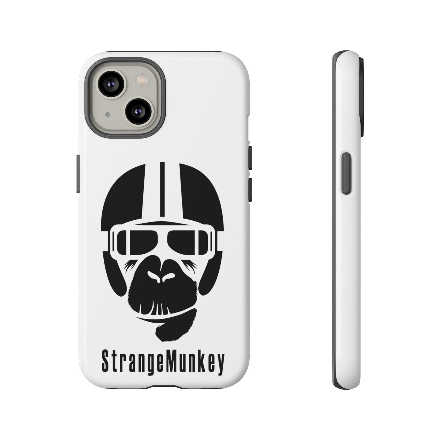 StrangeMunkey Tough Phone Case - WHITE