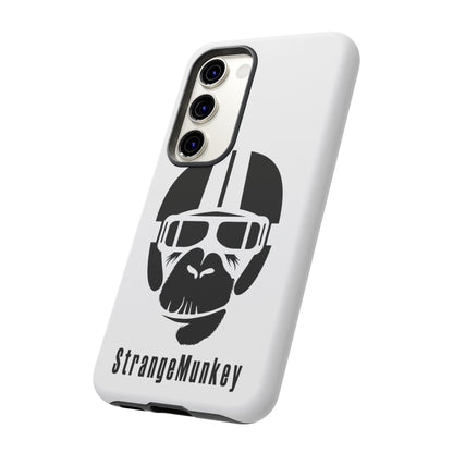 StrangeMunkey Tough Phone Case - WHITE