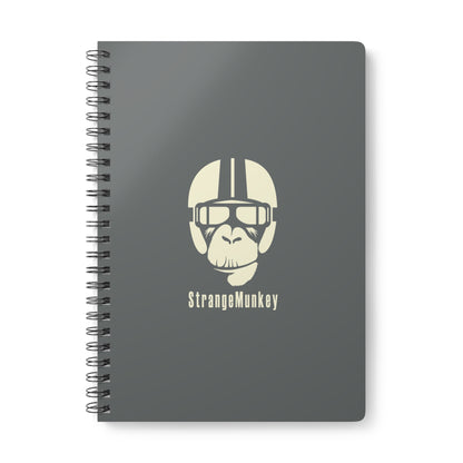 StrangeMunkey Wirobound Softcover Notebook, A5 Grey