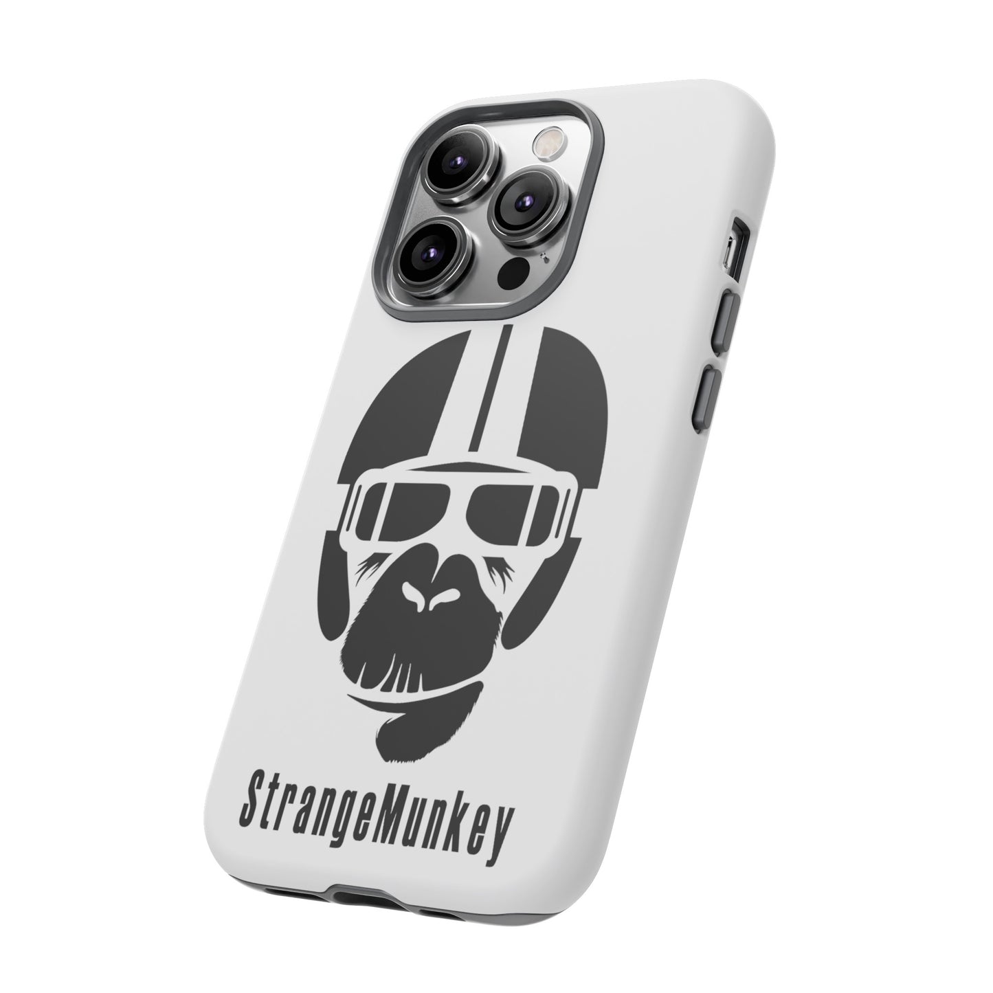 StrangeMunkey Tough Phone Case - WHITE