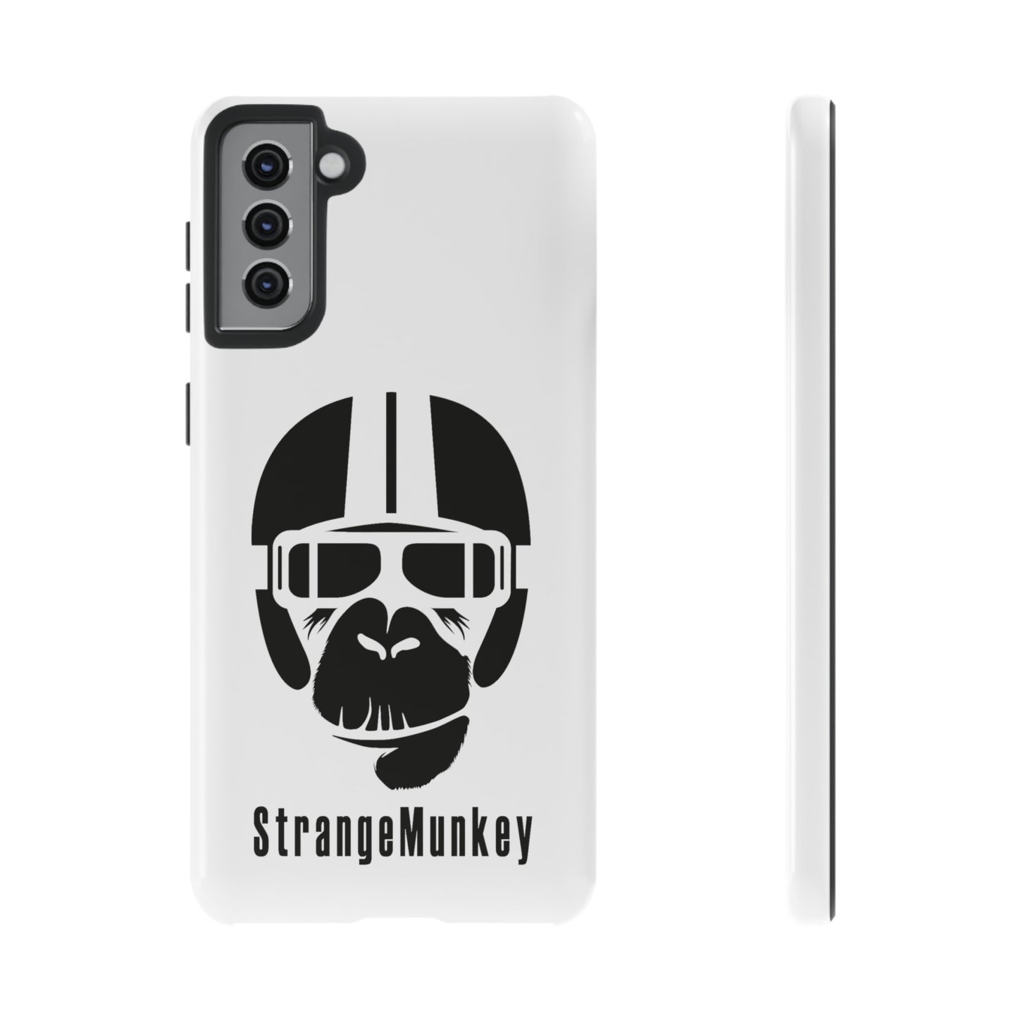 StrangeMunkey Tough Phone Case - WHITE