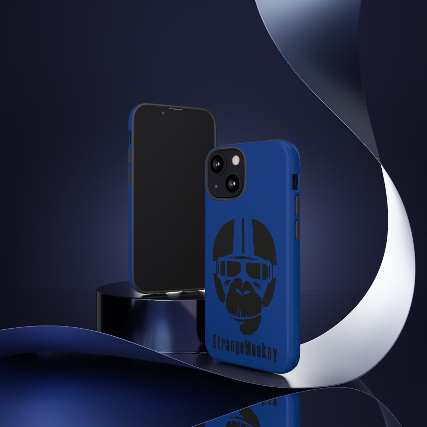 StrangeMunkey Tough Phone Case - DARK BLUE