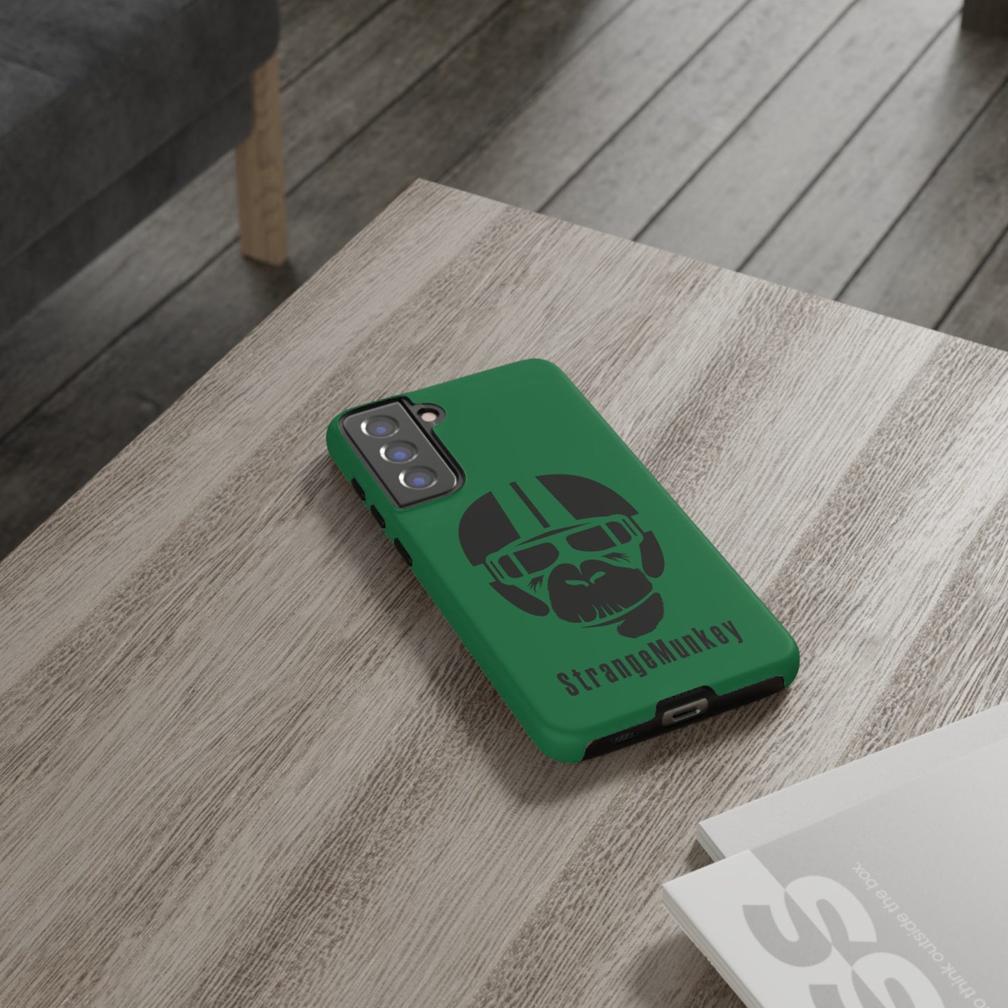 StrangeMunkey Tough Phone Case - DARK GREEN