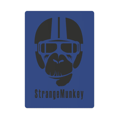 StrangeMunkey Original Poker Cards - DARK BLUE