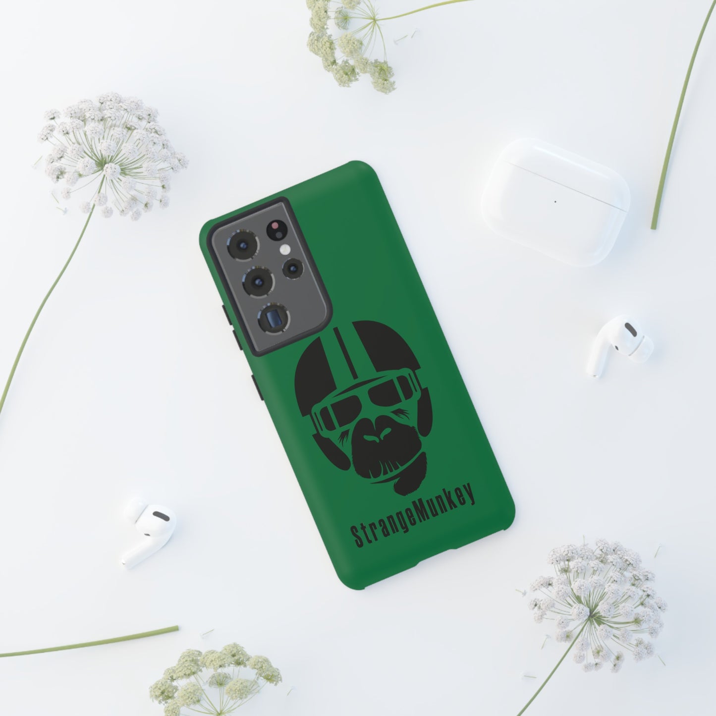 StrangeMunkey Tough Phone Case - DARK GREEN