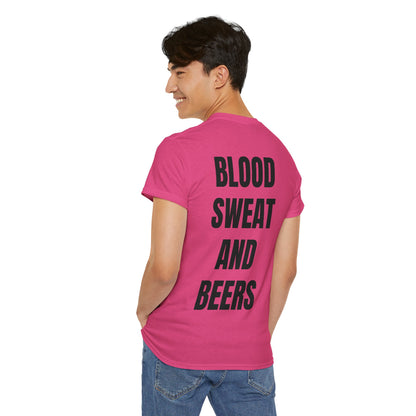 BLOOD SWEAT AND BEERS! Unisex Heavy Cotton Tee