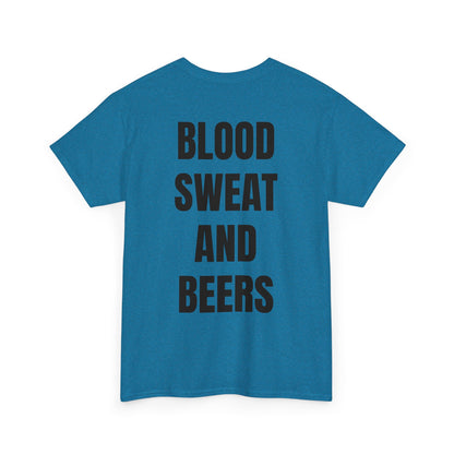 BLOOD SWEAT AND BEERS! Unisex Heavy Cotton Tee