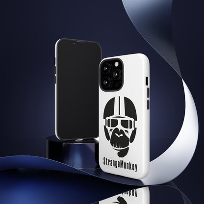 StrangeMunkey Tough Phone Case - WHITE