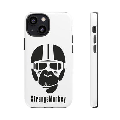 StrangeMunkey Tough Phone Case - WHITE