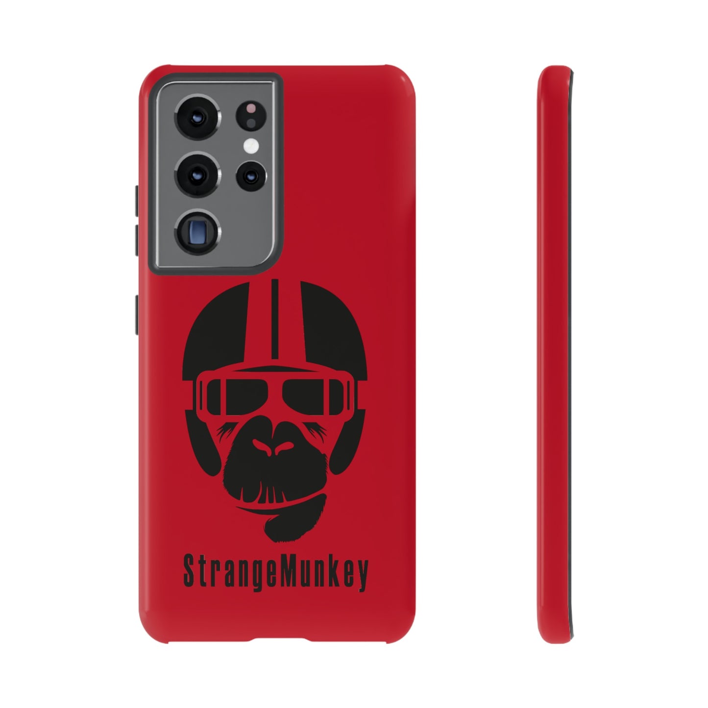 StrangeMunkey Tough Phone Case - DARK RED