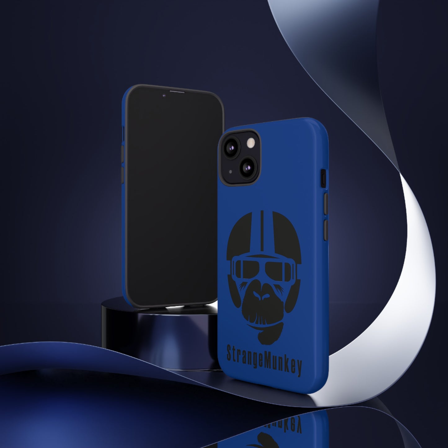 StrangeMunkey Tough Phone Case - DARK BLUE