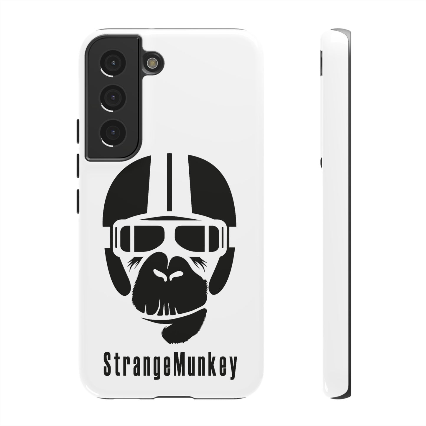 StrangeMunkey Tough Phone Case - WHITE