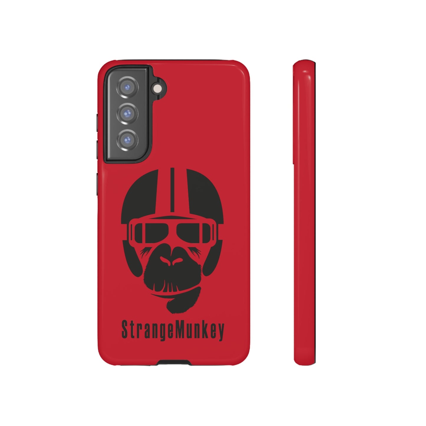 StrangeMunkey Tough Phone Case - DARK RED