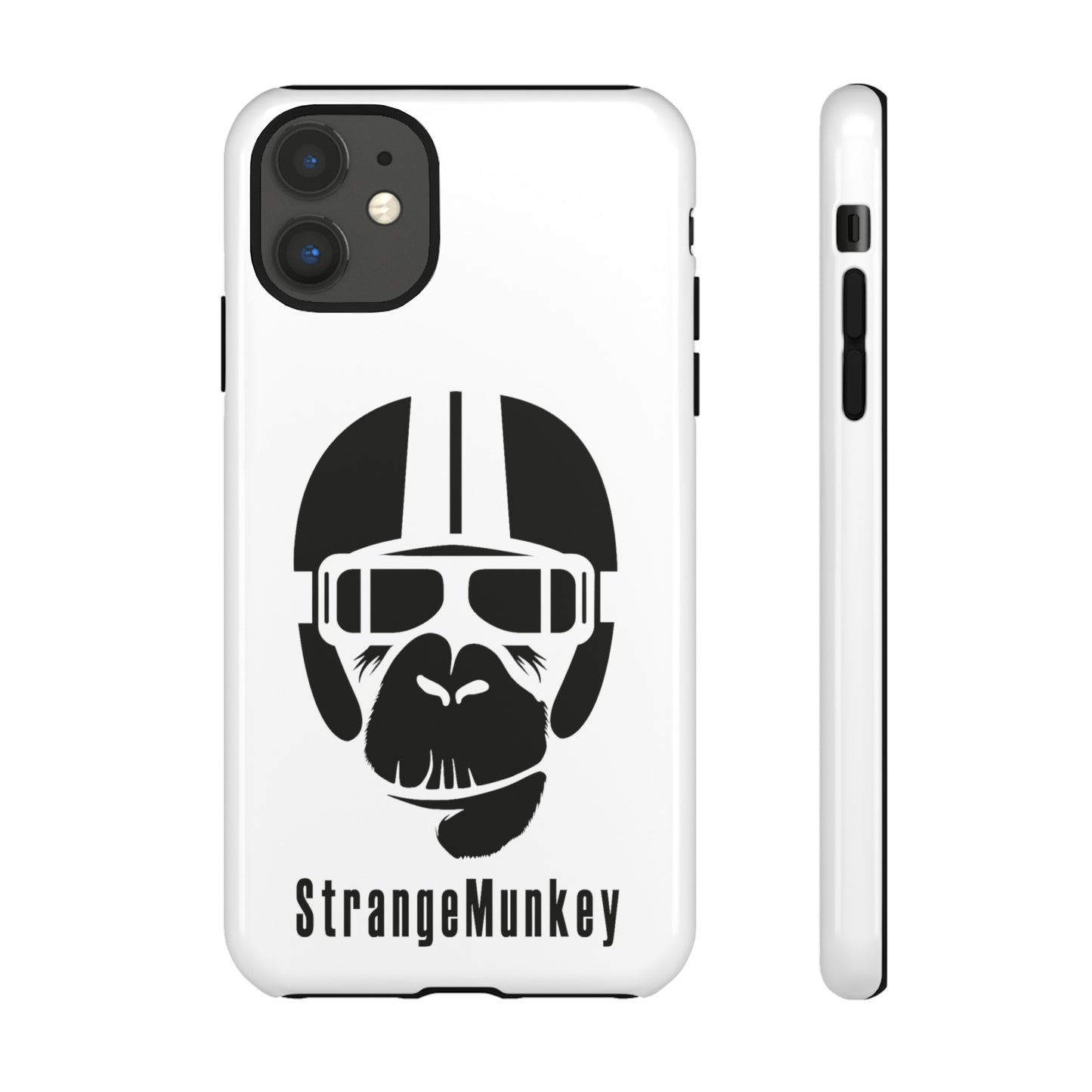 StrangeMunkey Tough Phone Case - WHITE