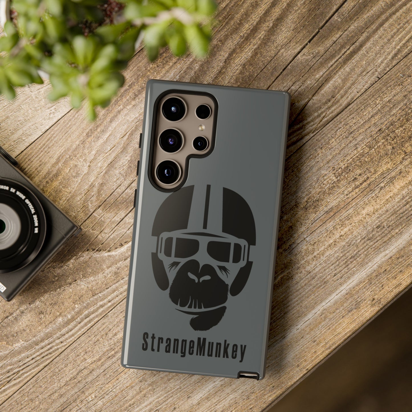 StrangeMunkey Tough Phone Case - DARK GREY