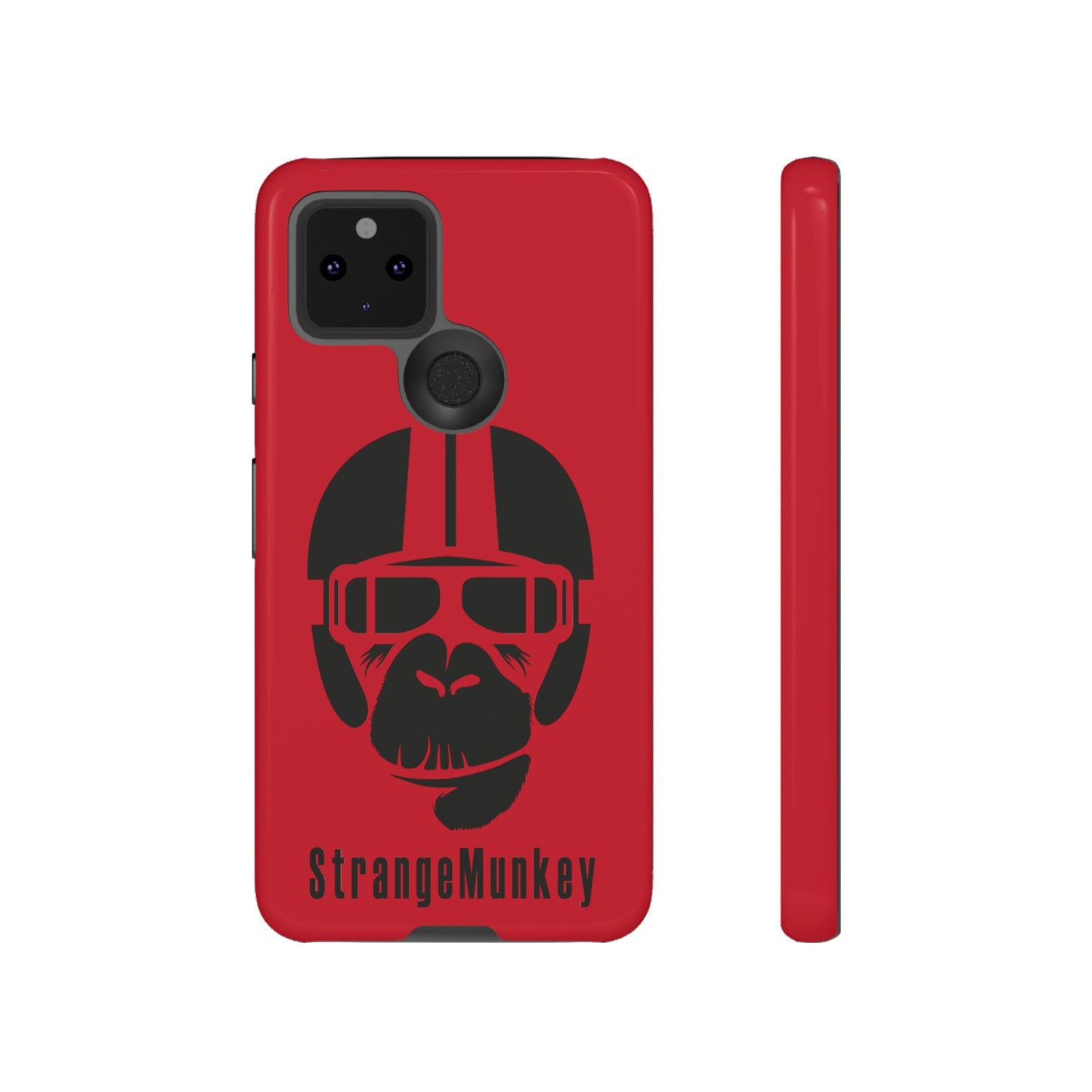 StrangeMunkey Tough Phone Case - DARK RED