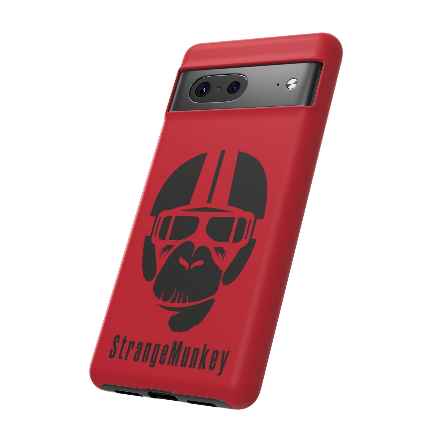 StrangeMunkey Tough Phone Case - DARK RED