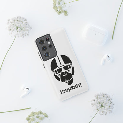 StrangeMunkey Tough Phone Case - WHITE