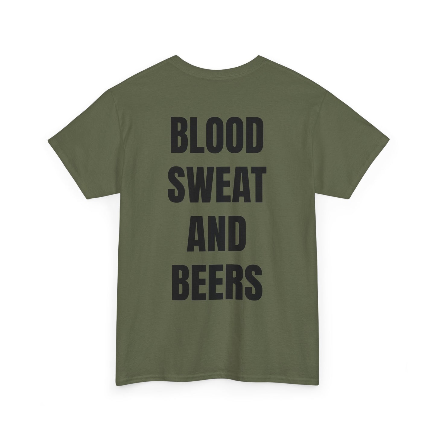 BLOOD SWEAT AND BEERS! Unisex Heavy Cotton Tee