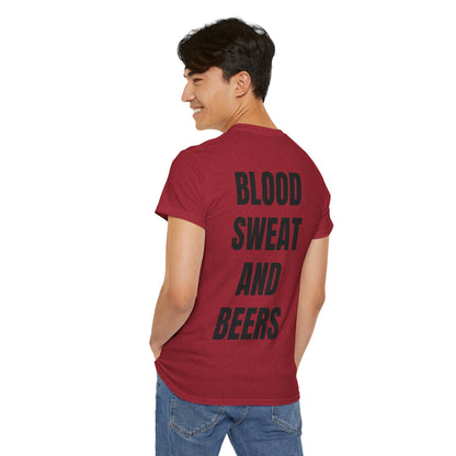 BLOOD SWEAT AND BEERS! Unisex Heavy Cotton Tee