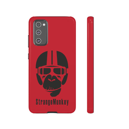 StrangeMunkey Tough Phone Case - DARK RED