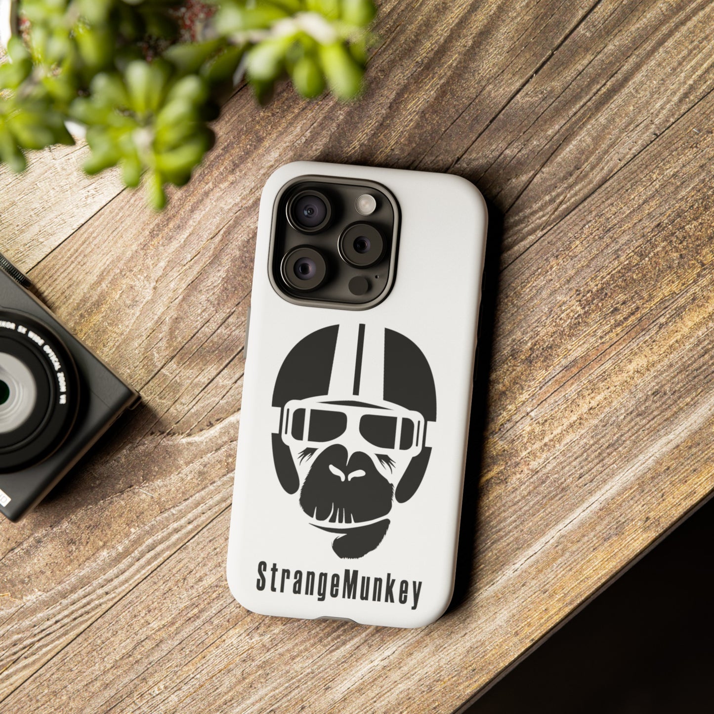 StrangeMunkey Tough Phone Case - WHITE