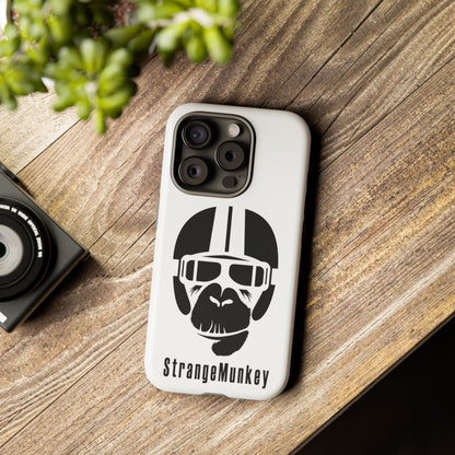 StrangeMunkey Tough Phone Case - WHITE