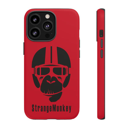 StrangeMunkey Tough Phone Case - DARK RED