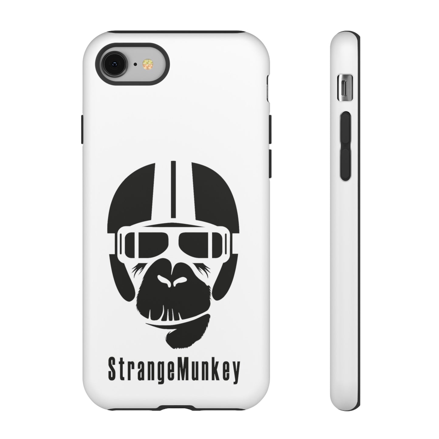 StrangeMunkey Tough Phone Case - WHITE