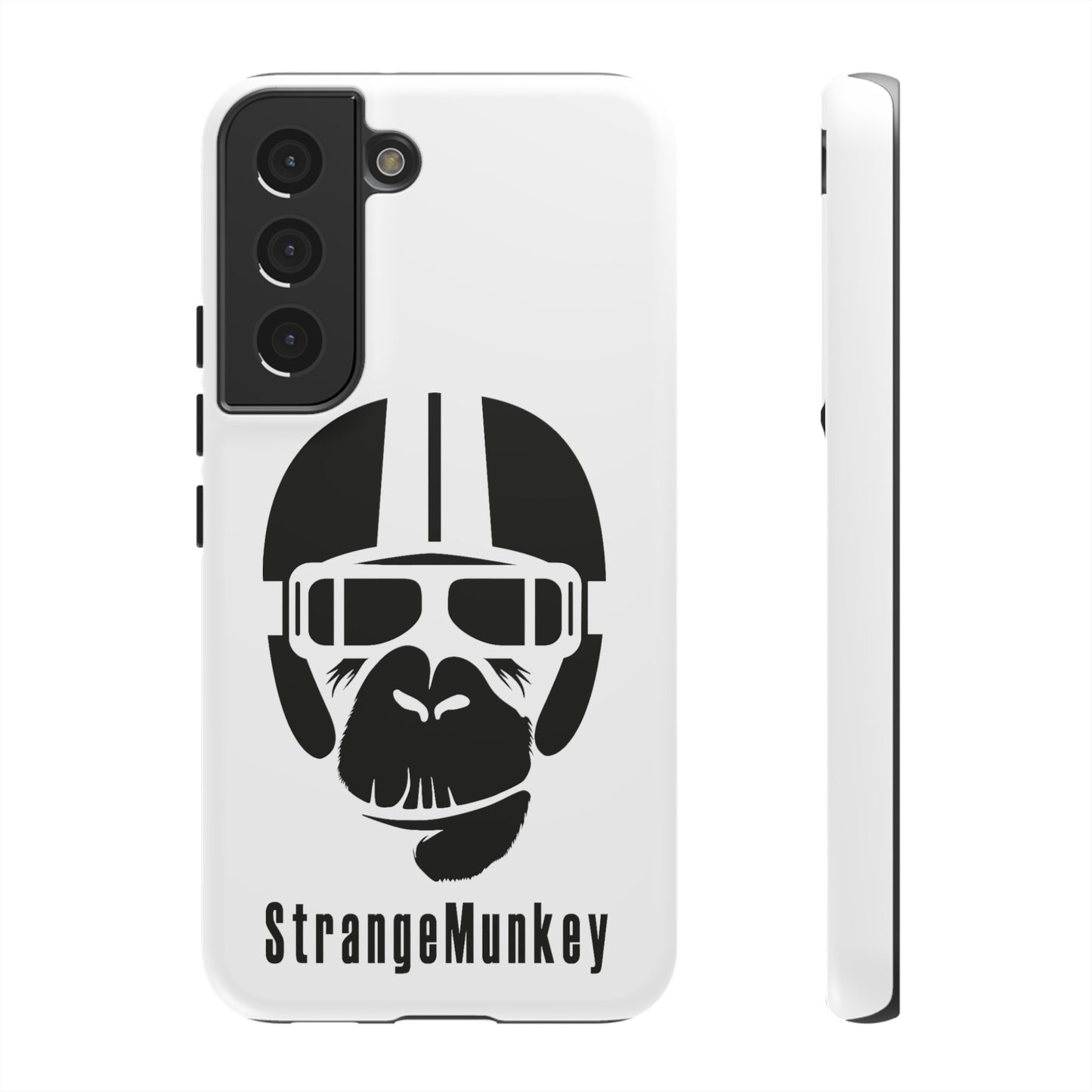 StrangeMunkey Tough Phone Case - WHITE