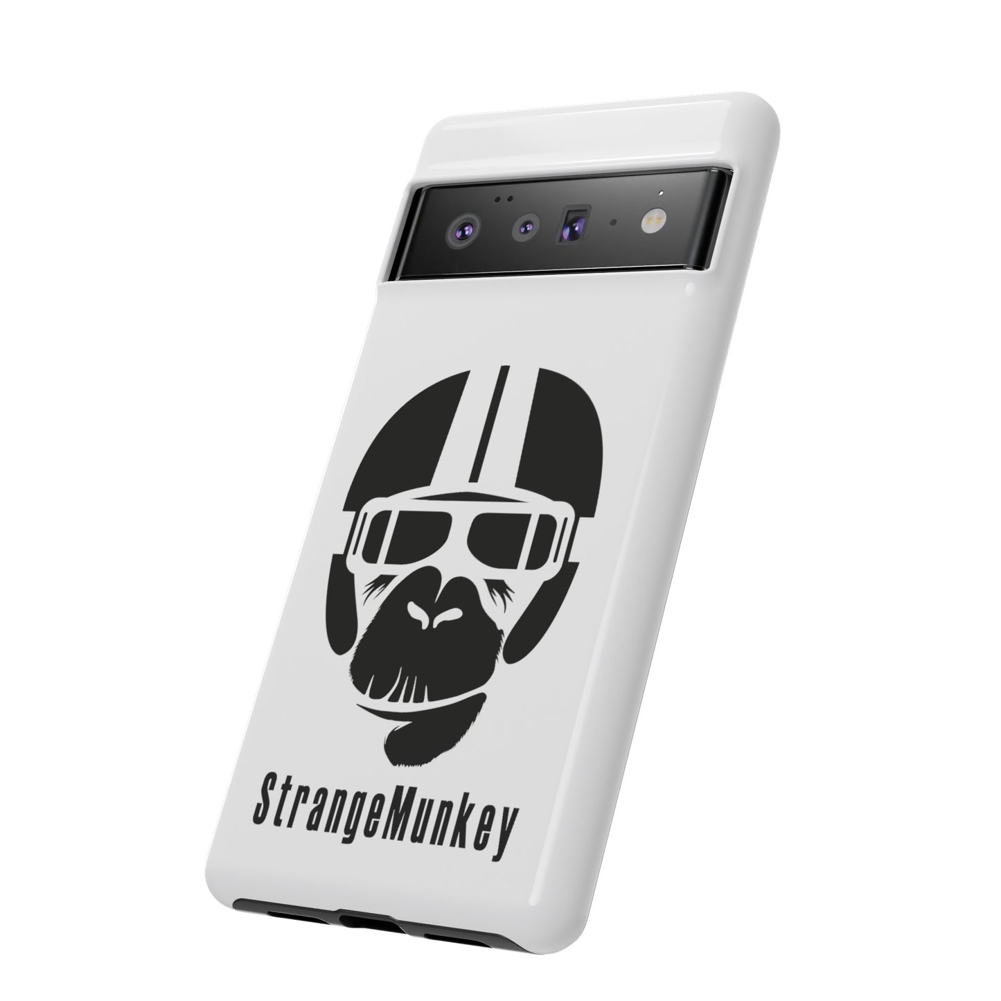 StrangeMunkey Tough Phone Case - WHITE