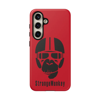 StrangeMunkey Tough Phone Case - DARK RED